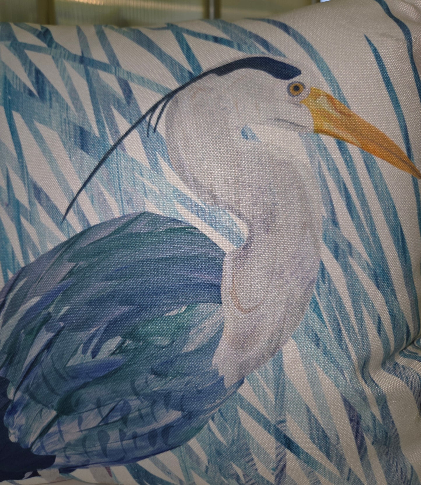 Blue Heron Pillow