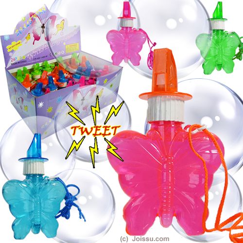 Butterfly Whistle Bubbles