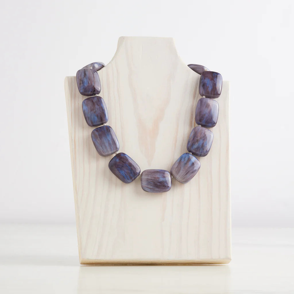 Hot Girls Pearls Purple Blocks