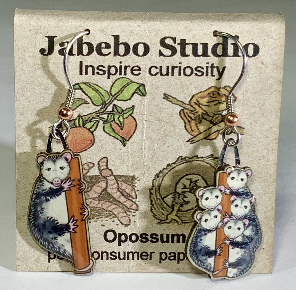 Jabebo Earrings - Opossum
