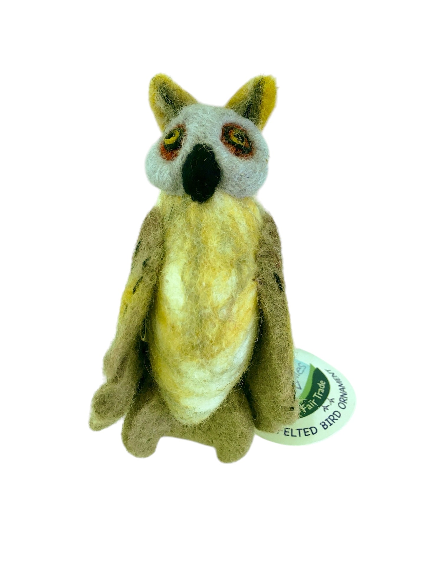 Great Horned Owl Wool Felt Ornament