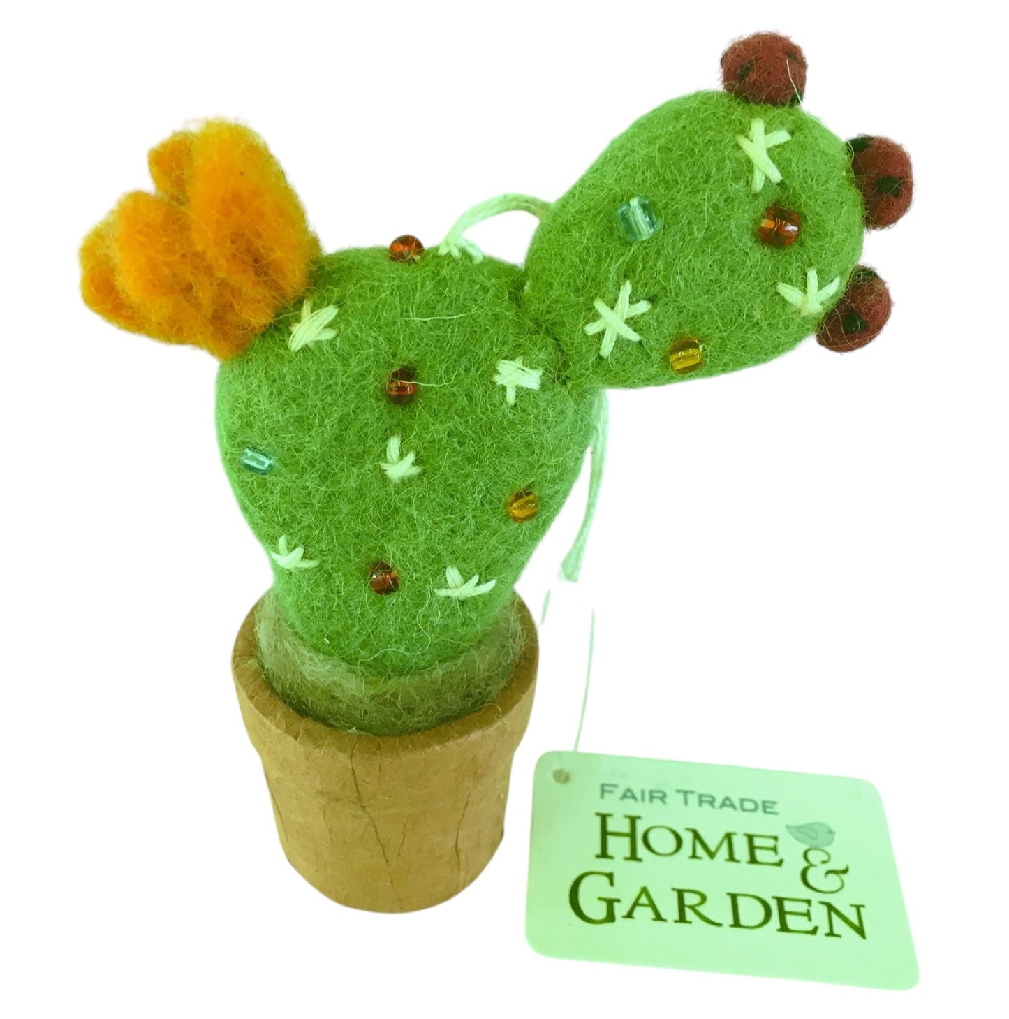 Prickly Pear Wool Felt Ornament