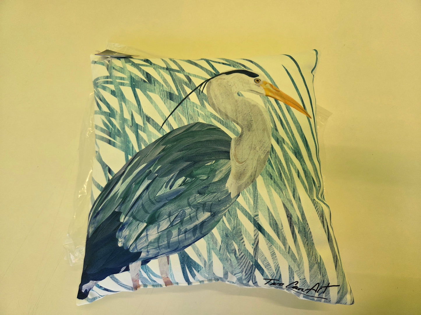 Blue Heron Pillow