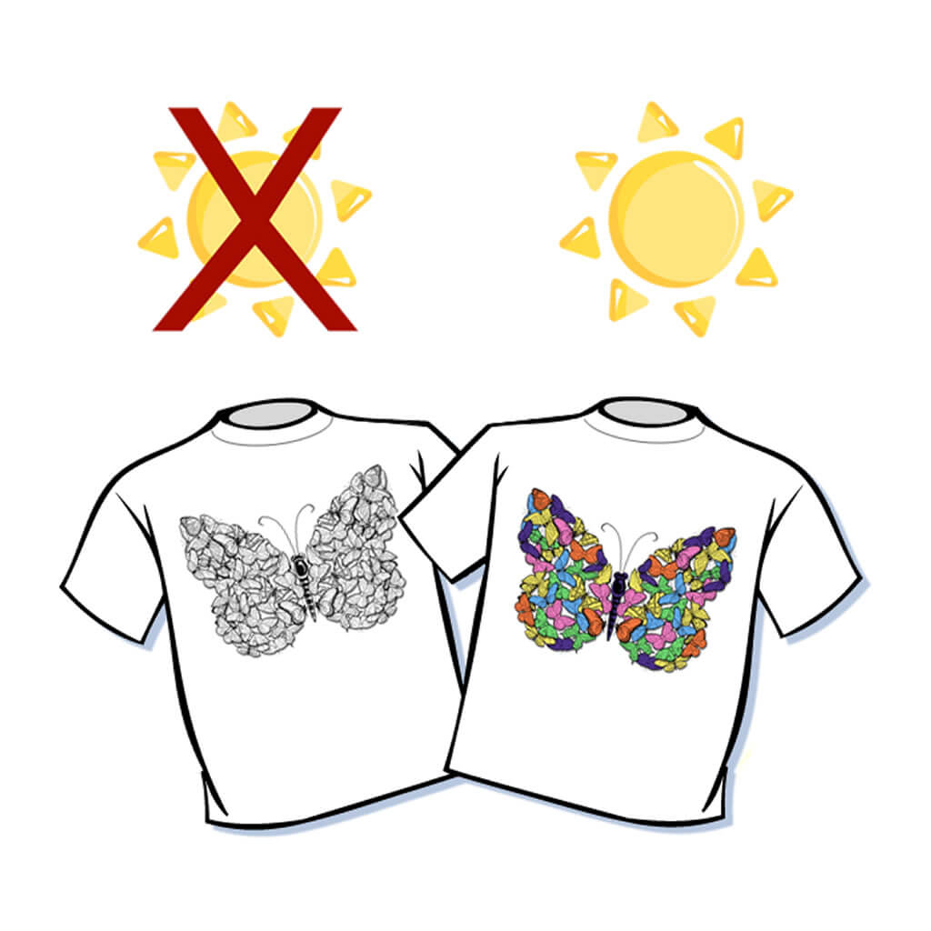 Magic T-Shirts Butterfly Wings Adult