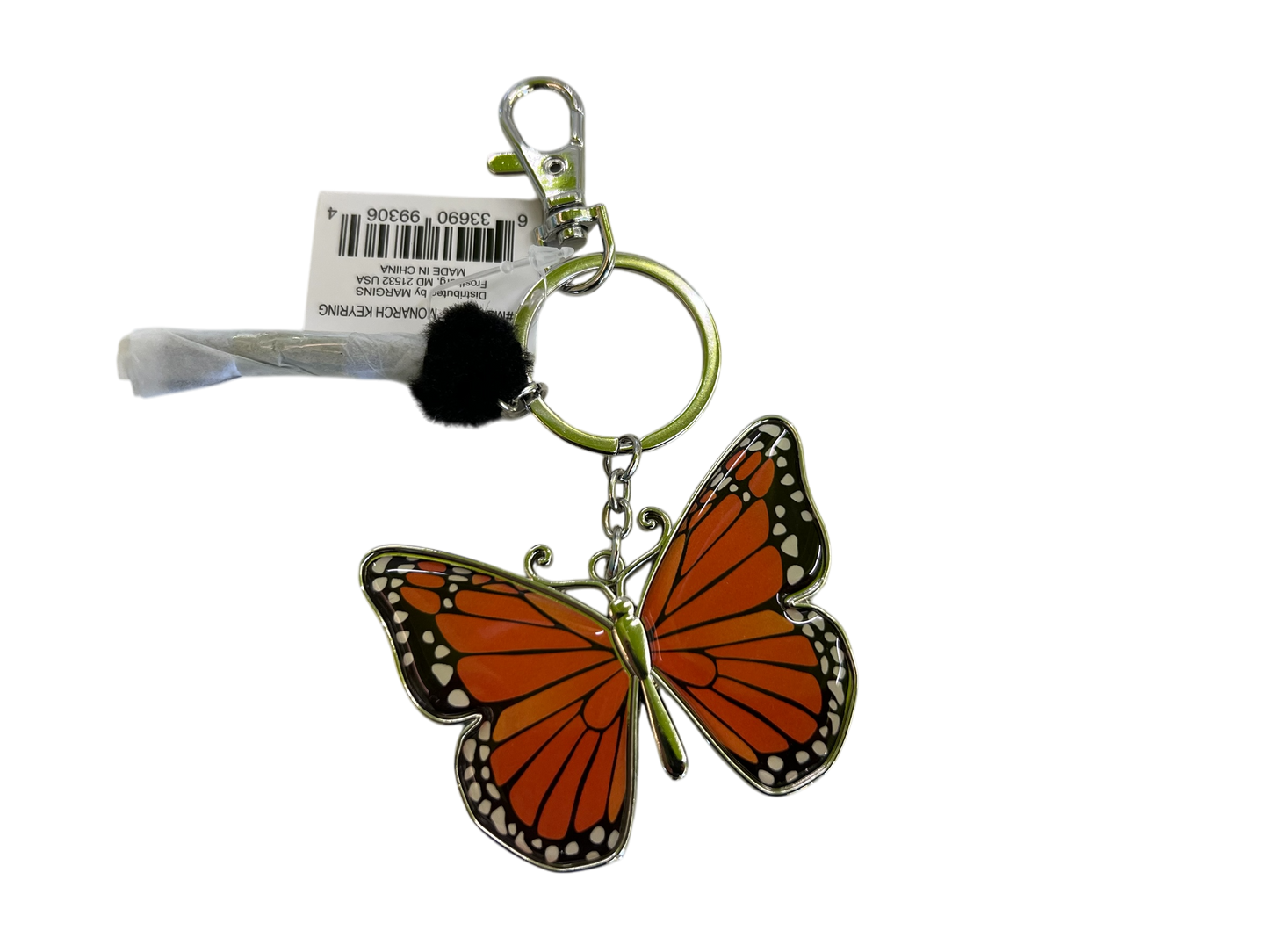 Monarch Butterfly Keyring