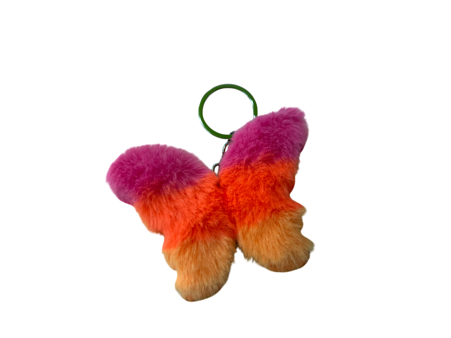 Butterfly Fluffy Key Ring