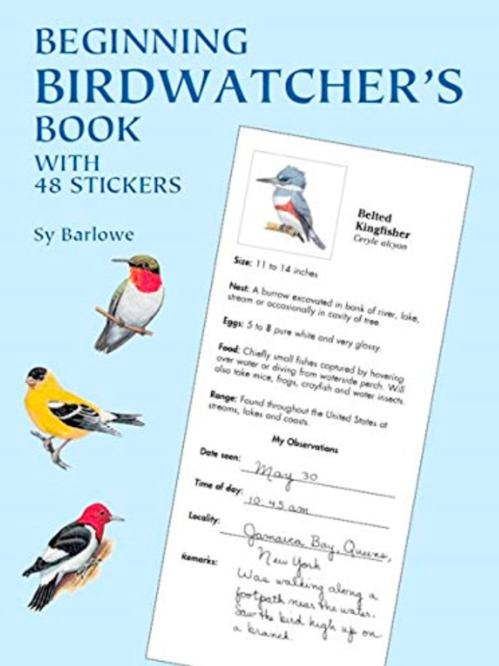 Beginning Birdwatcher's Book: with 48 Stickers