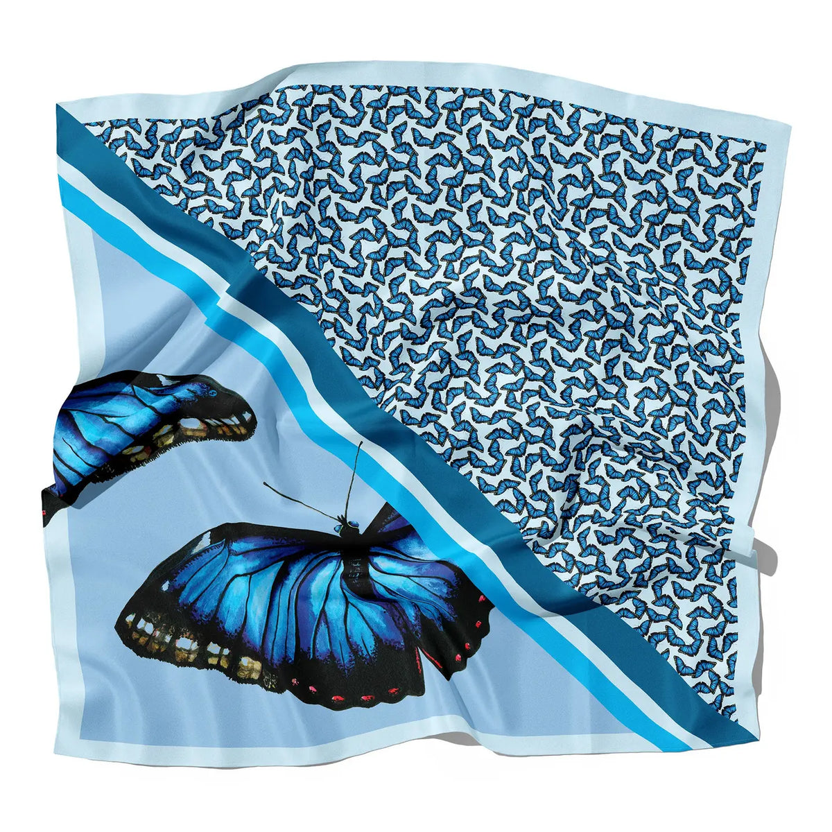 Morpho Stripe Blue Bandana