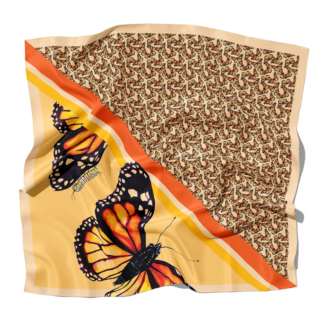 Monarch Stripe Scarf - 20"x20"