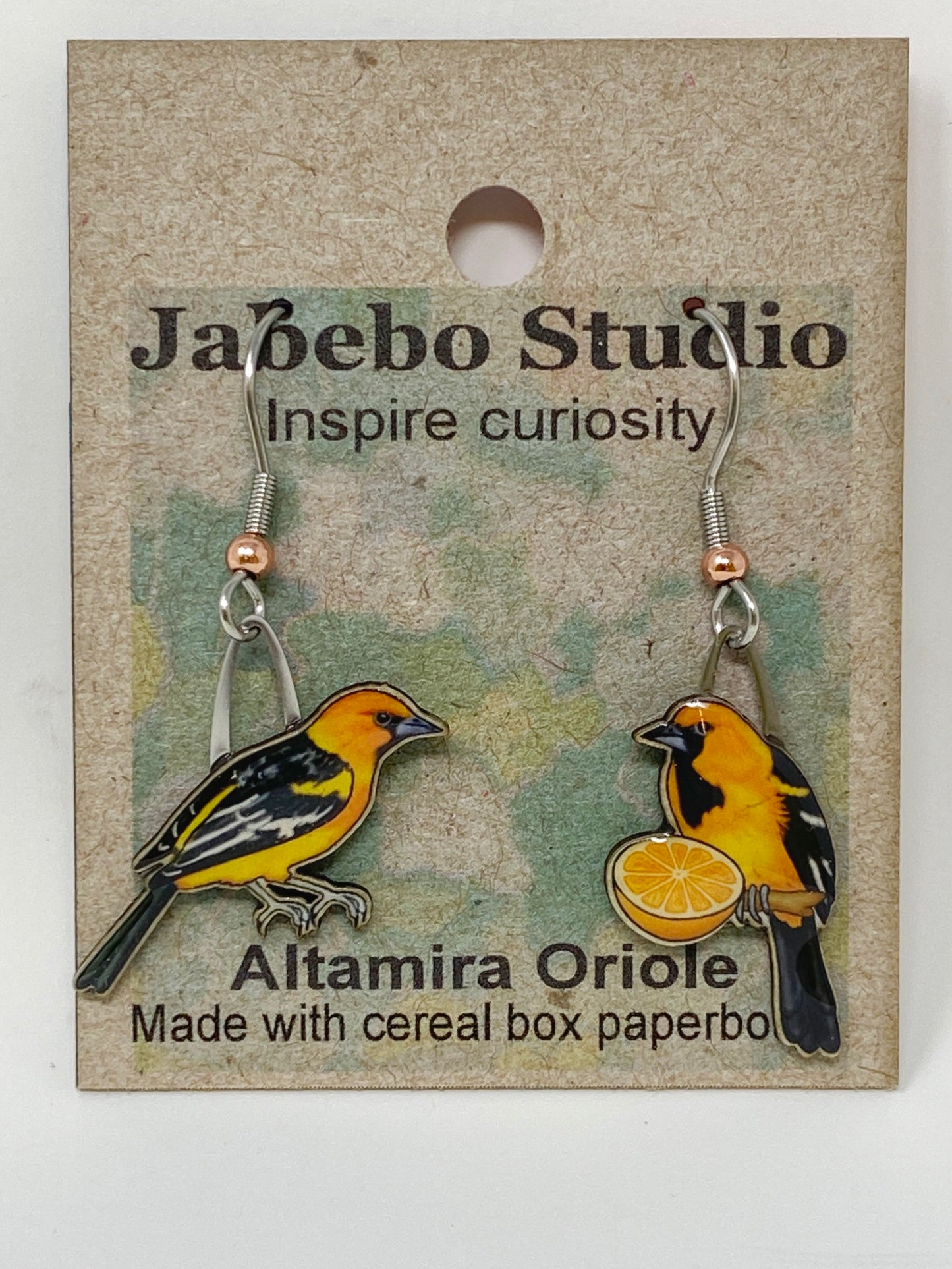 Jabebo Earrings - Altamira Oriole