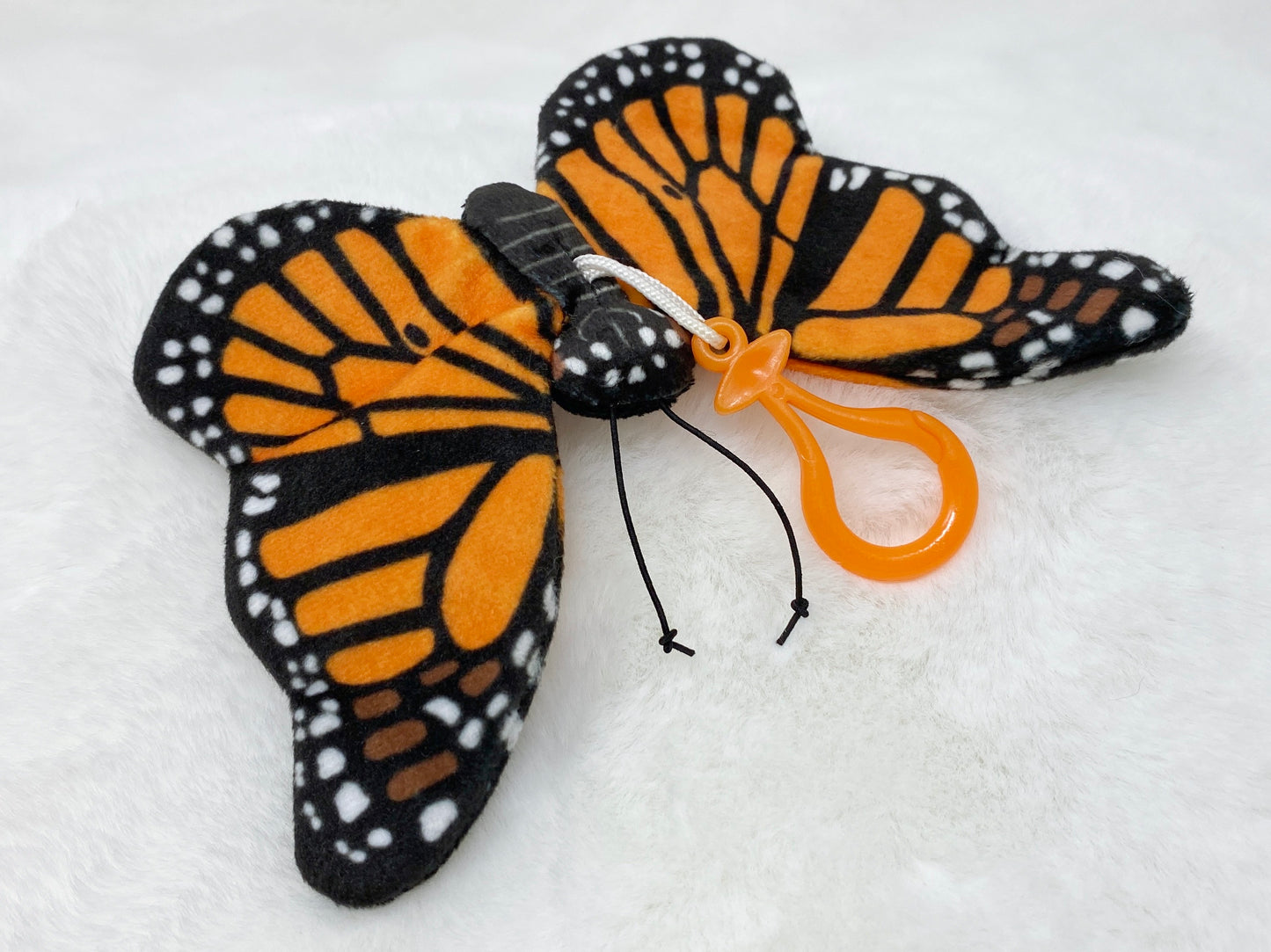 Monarch Butterfly Plush Clip