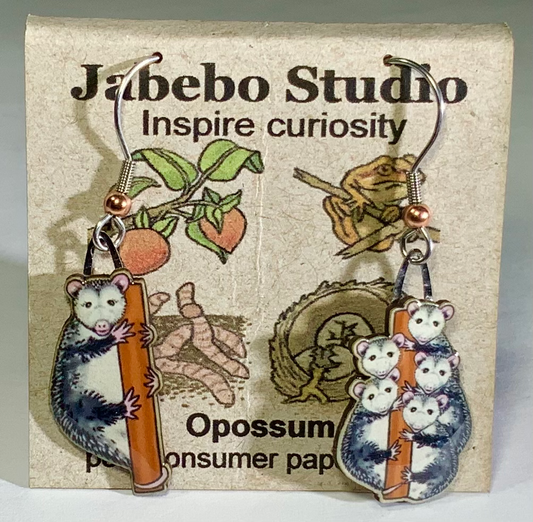 Jabebo Earrings - Opossum