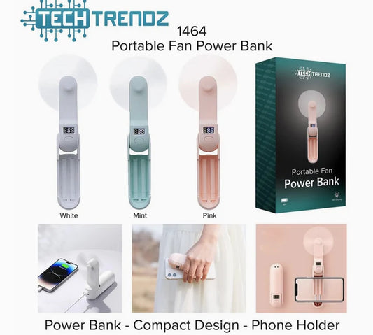 Portable Fan Power Bank