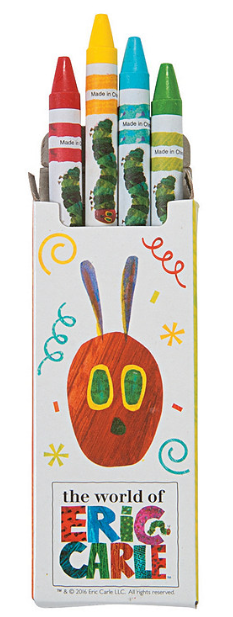 Very Hungry Caterpillar 4 pc Crayon Boxes