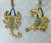 Jabebo Earrings - Scorpion