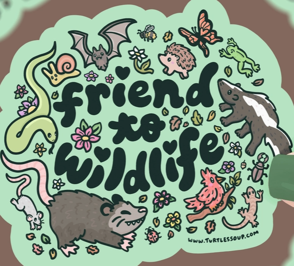 Friend to Wildlife -  Vinyl Sticker