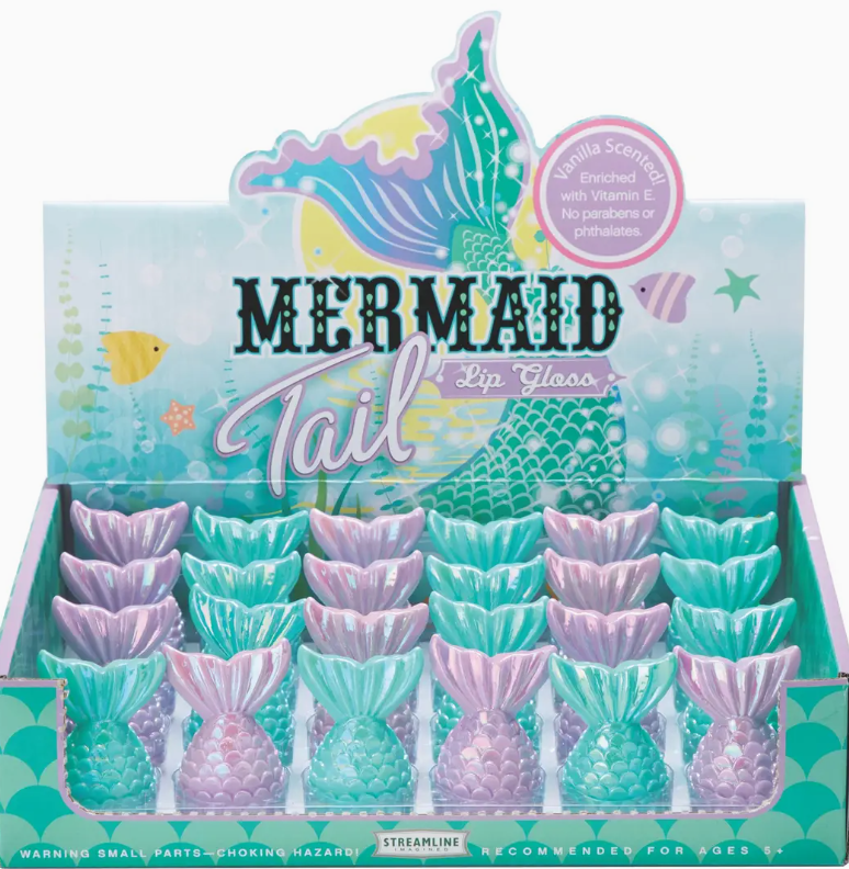 Mermaid Tail Lip Gloss Vanilla Scented