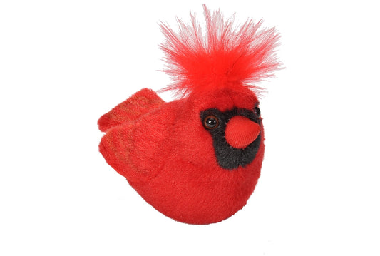 Northern Cardinal Stuffed Animal with Sound 5.5"