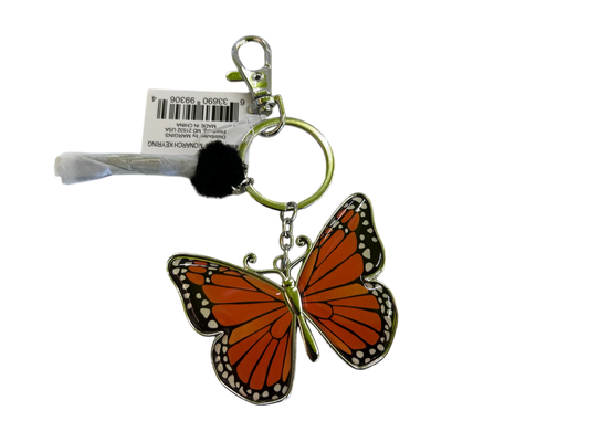 Monarch Butterfly Keyring