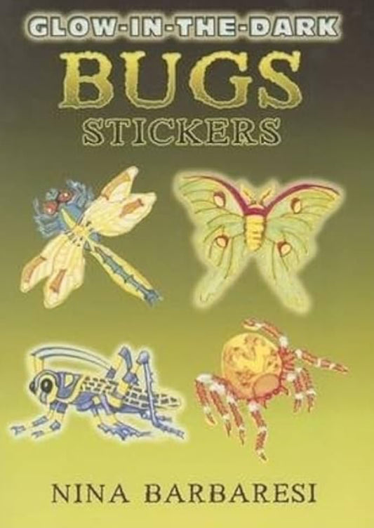 Glow in the Dark Bug Stickers Sticker Book