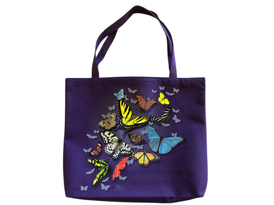 Butterfly Wonder Jumbo Canvas Tote Bag