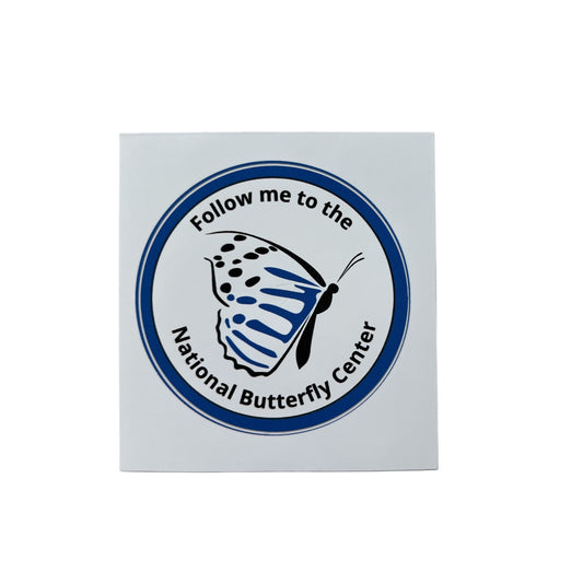 Round National Butterfly Center Sticker