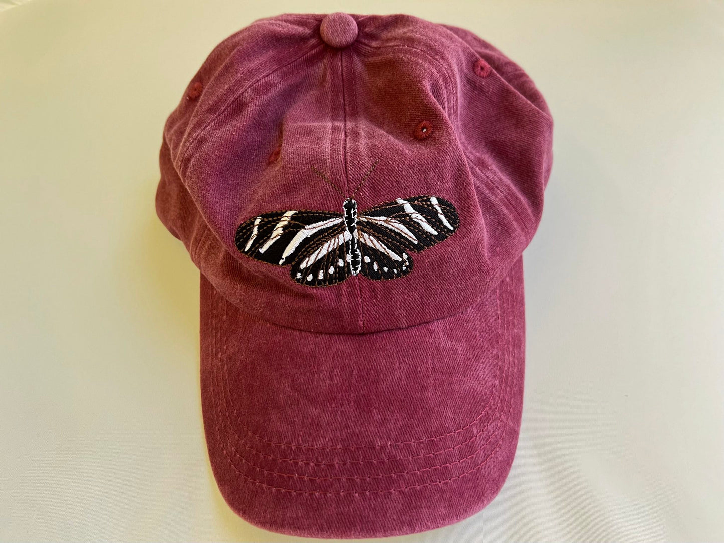 Maroon Zebra Longwing Cap