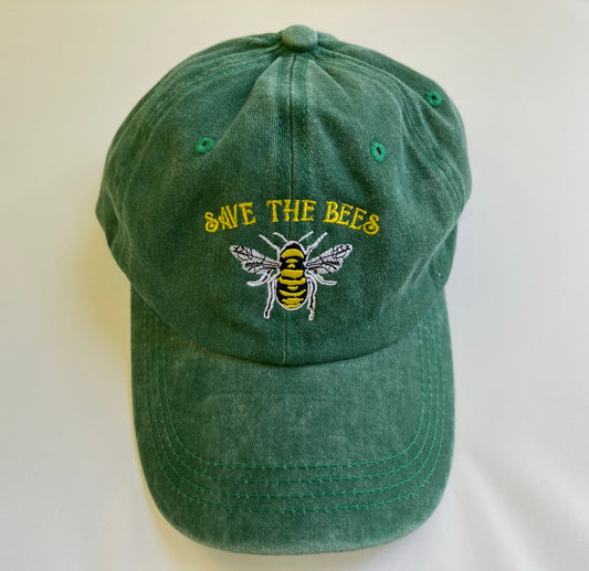 Save the Bees (Green) Cap